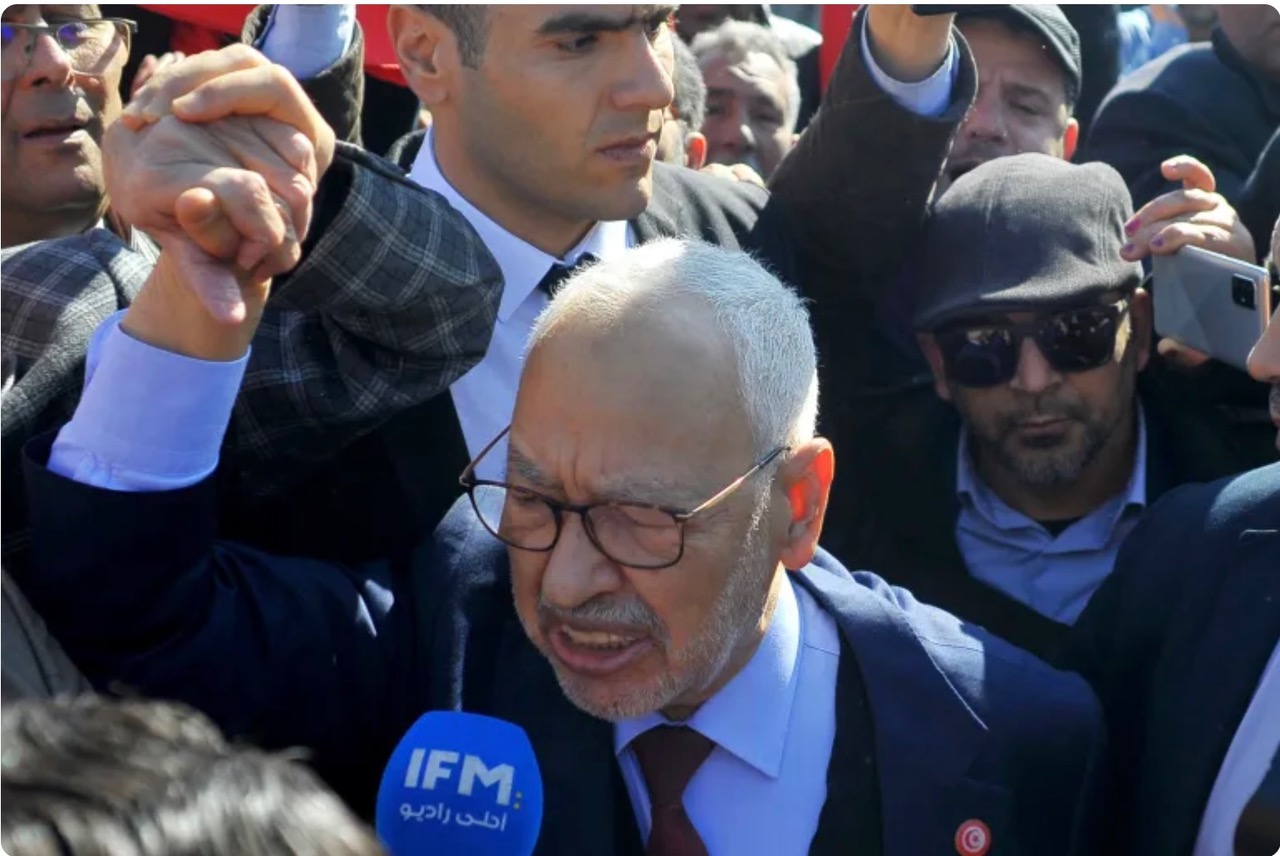 Rached Ghannouchi sentenced to life in prison